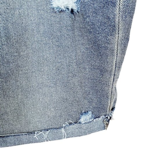 Time Tru Bermuda Jean Shorts Distressed New With Out Tag - Picture 6 of 7